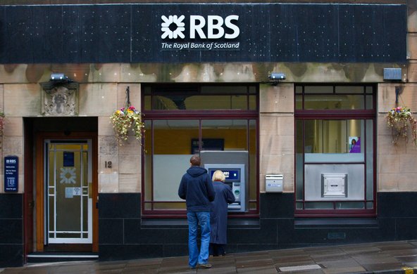 A branch of the Royal Bank of Scotland in Edinburgh.