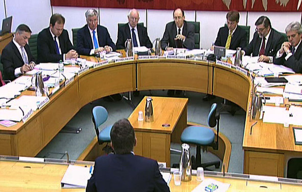 Former Barclays chief Bob Diamond testified at the British Treasury Select Committee on Wednesday.