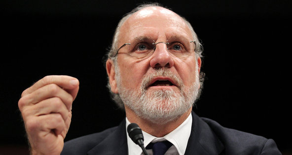 Jon Corzine, former chief of MF Global, at a House panel in 2011.