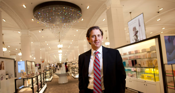 Richard Baker, who acquired Lord  Taylor and Hudson's Bay, in the Lord  Taylor store on Fifth Avenue in Manhattan.