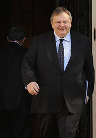Evangelos Venizelos, the Greek finance minister.