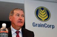 GrainCorp's chairman, Don Taylor, at the company's 2012 annual meeting.