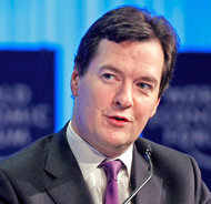 George Osborne, Britain's chancellor of the Exchequer.