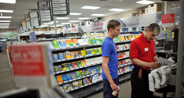 An Office Depot in Hoboken, N.J.