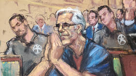 A court sketch of Jeffrey Epstein, made during his bail hearing in New York © Reuters / Jane Rosenberg