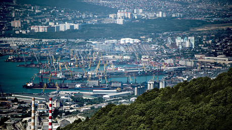 Novorossiysk commercial sea port © Vladimir Astapkovich
