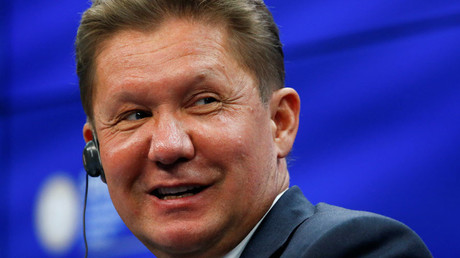 CEO of Russia's state gas giant Gazprom Alexei Miller © Sergei Karpukhin